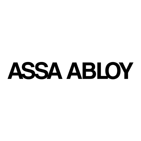 Assa Abloy RD3 Gebruikershandleiding