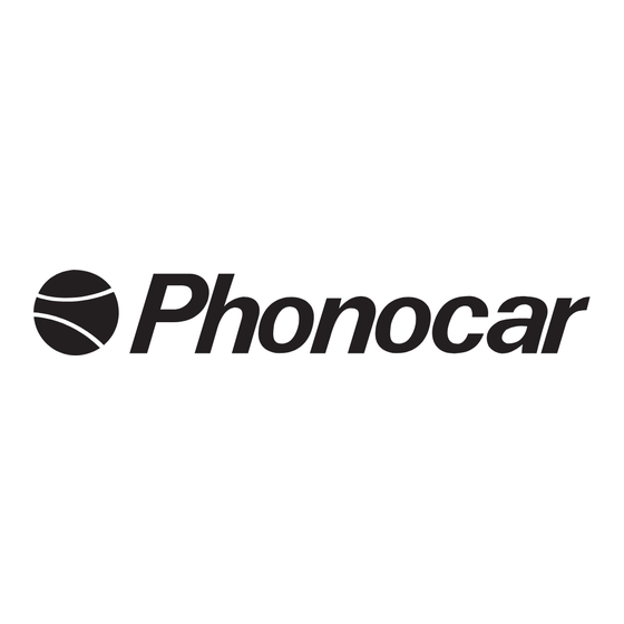 Phonocar VM362 Gebruiksaanwijzing