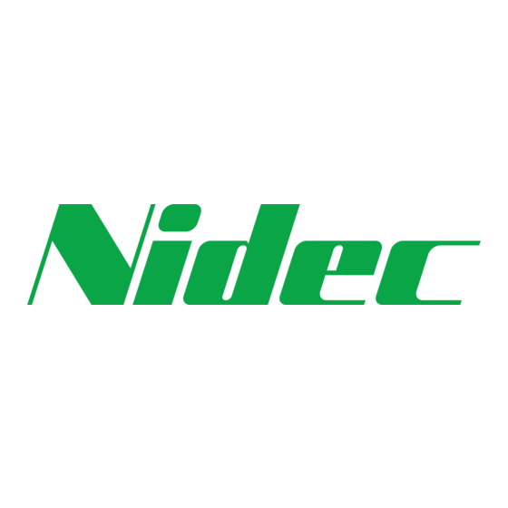 Nidec Control Techniques Unidrive M700 Handleiding