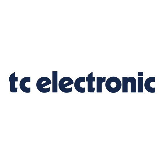 TC Electronic BC208 Snelstartgids