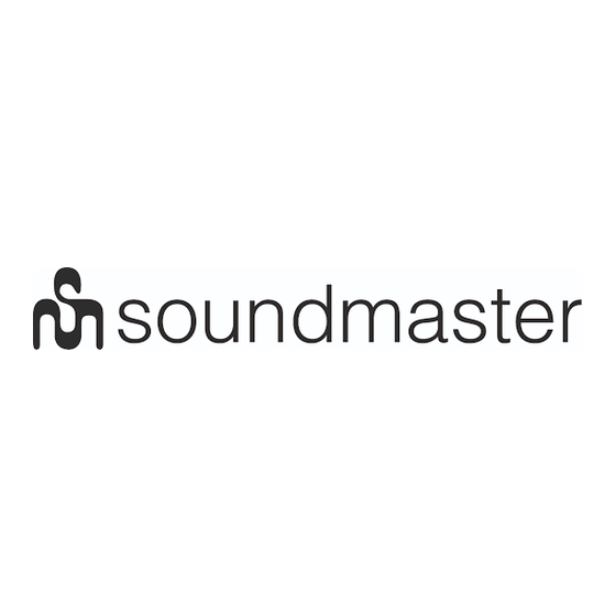 SOUNDMASTER FUR6005 Handleiding