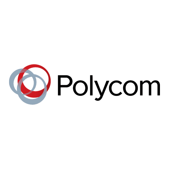 Polycom SoundStation IP6000 Gebruikershandleiding