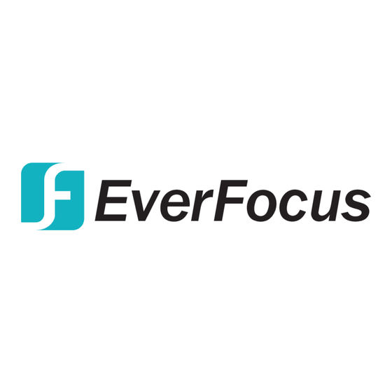 EverFocus EDR 910 A Installatie En Bediening