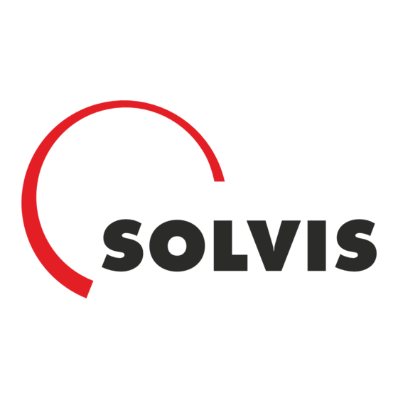 Solvis SolvisMax SC-3 Bedieningshandleiding Voor De Installateur