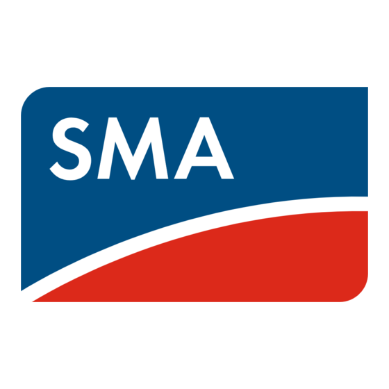 SMA SUNNY WEBBOX Technische Fiche