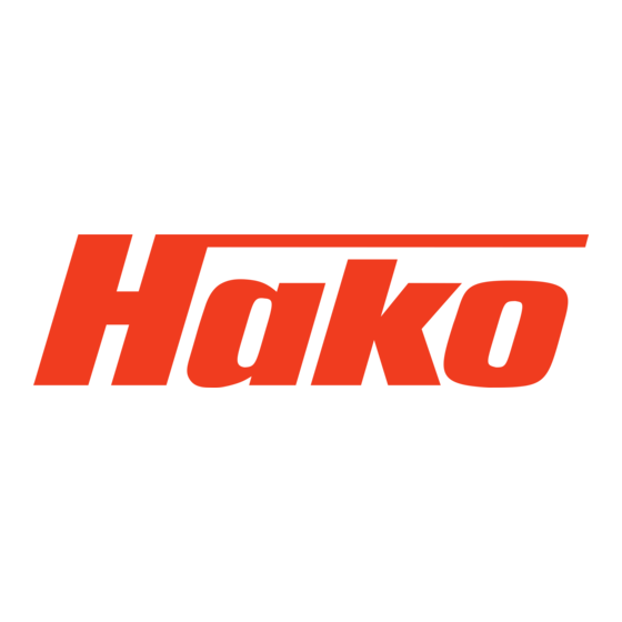 HAKO 7056.02 Bedieningshandleiding