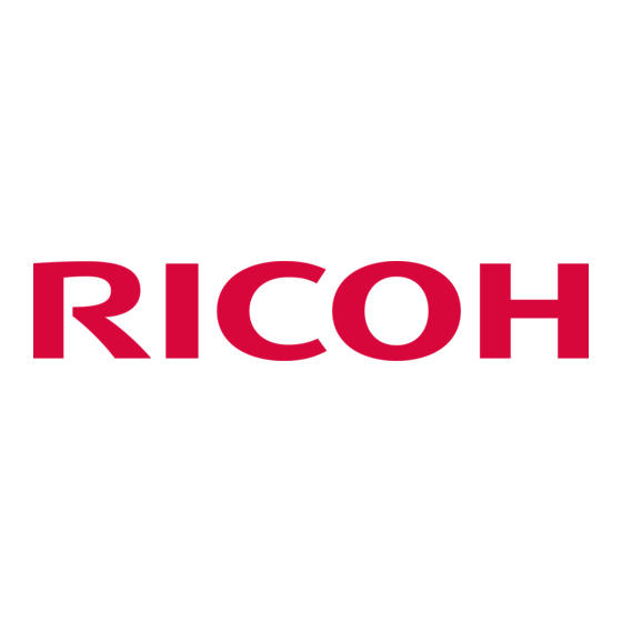 Ricoh FAX2210L Bedieningshandleiding