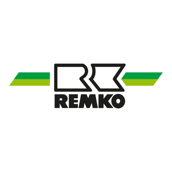 REMKO AMT Series Bedieningshandleiding