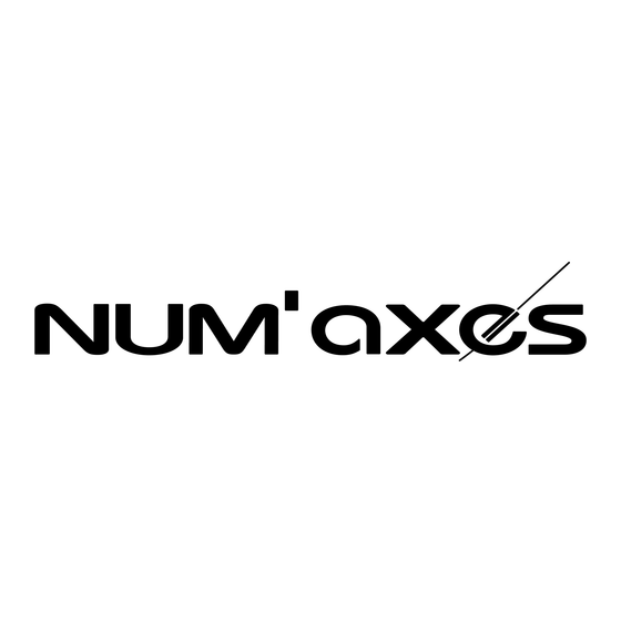 Num'axes CANICOM 800 Gebruiksaanwijzing