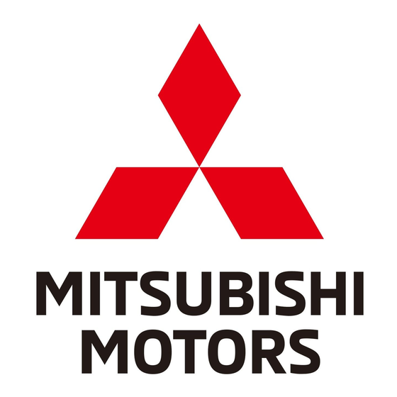 Mitsubishi MOTORS Outlander PHEV Verkorte Handleiding