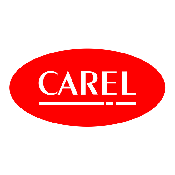 Carel humiSteam Basic Gebruikershandleiding