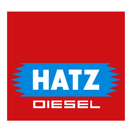 Hatz Diesel 1B30E Handleiding