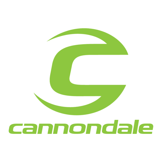 Cannondale SystemBar R-One Gebruikershandleiding