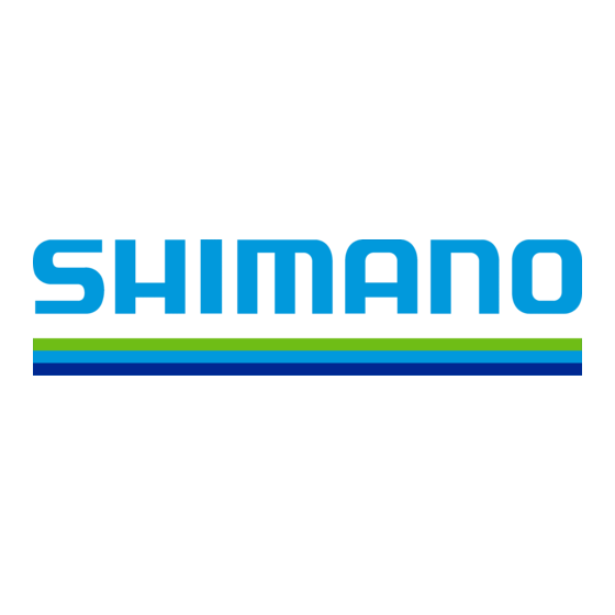 Shimano SM-PCE02 Gebruikershandleiding