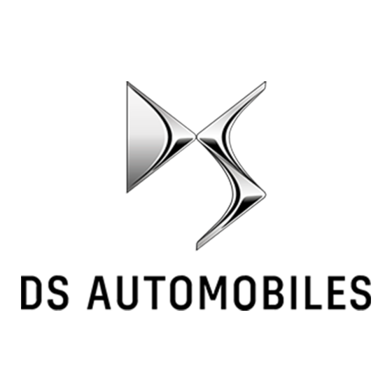 DS AUTOMOBILES 3 CROSSBACK 2020 Instructieboekje