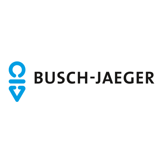 Busch-Jaeger 0261/3 Series Gebruiksaanwijzing