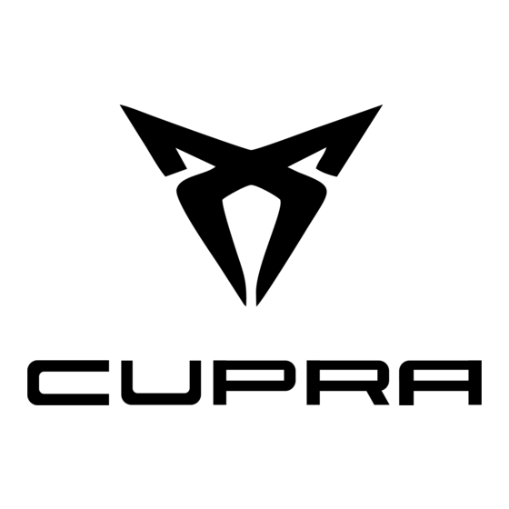 Cupra CONNECT 2 Gebruikershandleiding