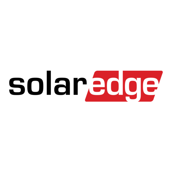 SolarEdge SE K Series Snelle Installatiehandleiding