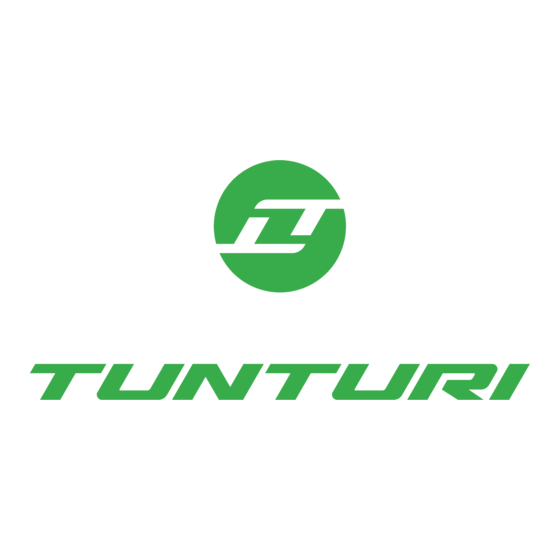 Tunturi Cardio Fit R25 Rower Gebruikershandleiding