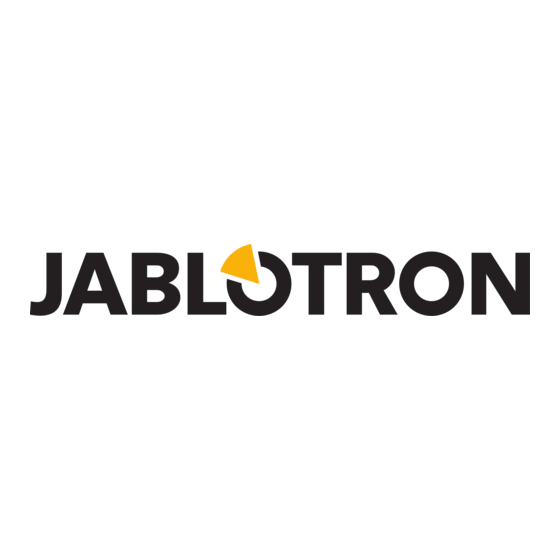 jablotron JA-162J Korte Handleiding