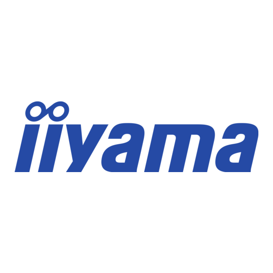 Iiyama G-Master GB3466WQSU Gebruikershandleiding