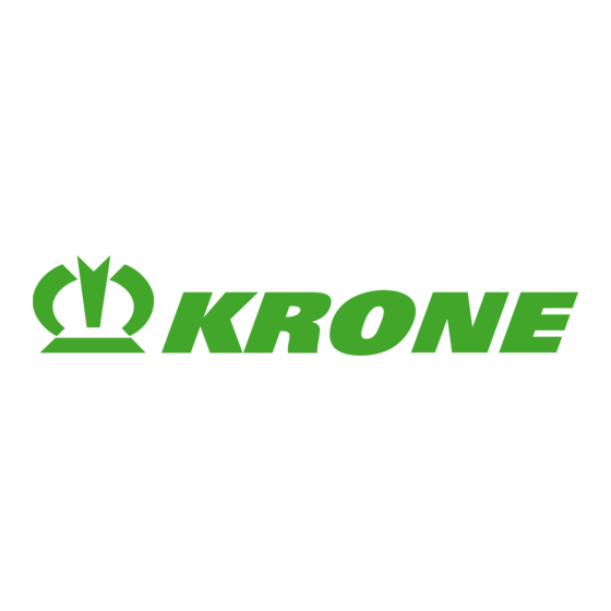 Krone MX 400 GL Aanvulling Op De Gebruiksaanwijzing