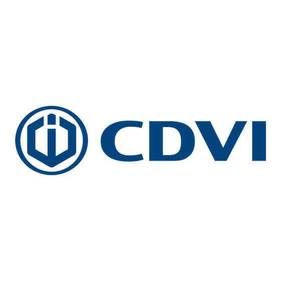 CDVI CA-A470-A Installatiehandleiding