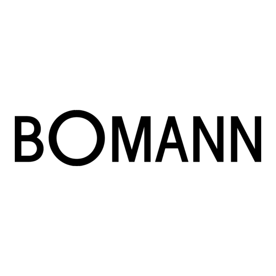 BOMANN KW 1416 CB Gebruiksaanwijzing