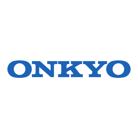 Onkyo TX-SR313 Gebruiksaanwijzing