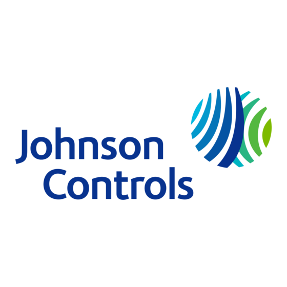 Johnson Controls TC-9102 Gebruikershandboek