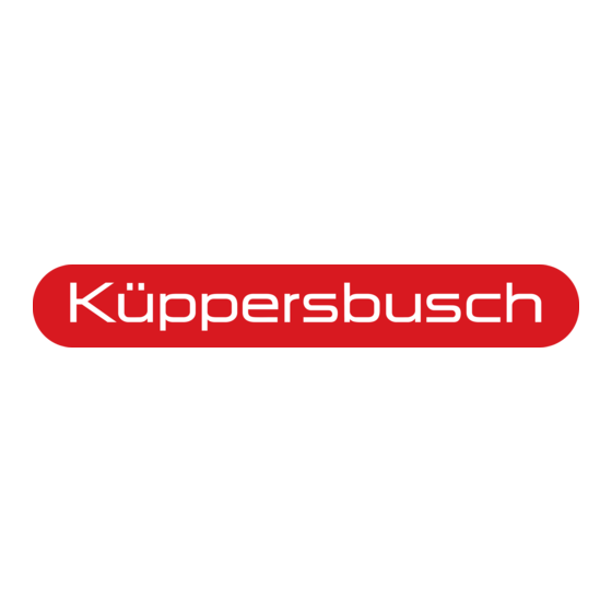 Kuppersbusch EKE 9742.0-35F Gebruiksaanwijzing En Montagehandleiding