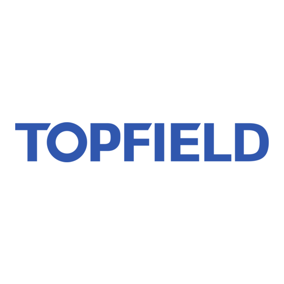 TOPFIELD TF 7700 HD PVR Gebruiksaanwijzing