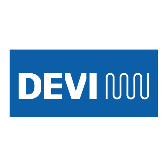 DEVI DEVIreg Touch Gebruikershandleiding