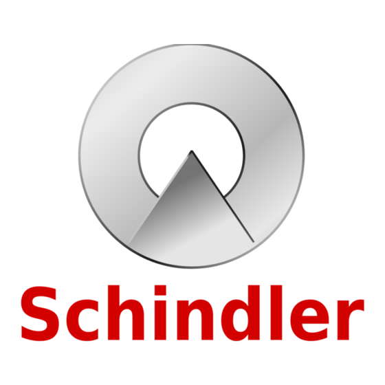 Schindler ES1 Gebruikershandleiding