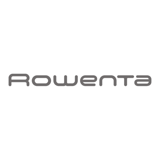 Rowenta Silence Steam DG89 Series Gebruiksaanwijzing