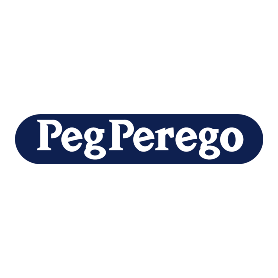 Peg-Perego IGOR0068 Gebruik En Onderhoud