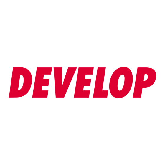 Develop ineo 3301P Snelgids