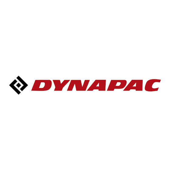 Dynapac SD1800C Bedienings- En Onderhoudshandleiding