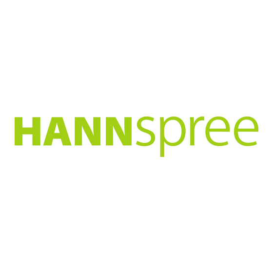 HANNspree SL24D Handleiding