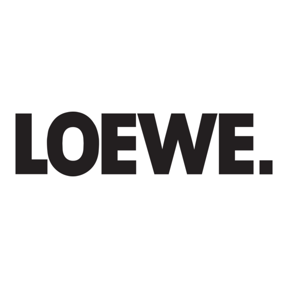 Loewe BluTechVision 3D Gebruiksaanwijzing