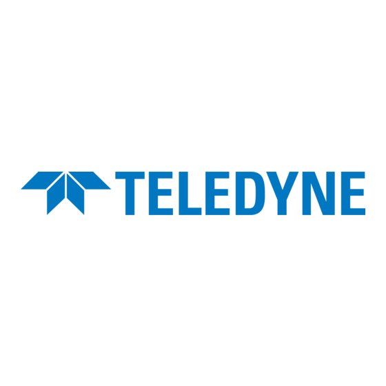 Teledyne PS200 Handleiding