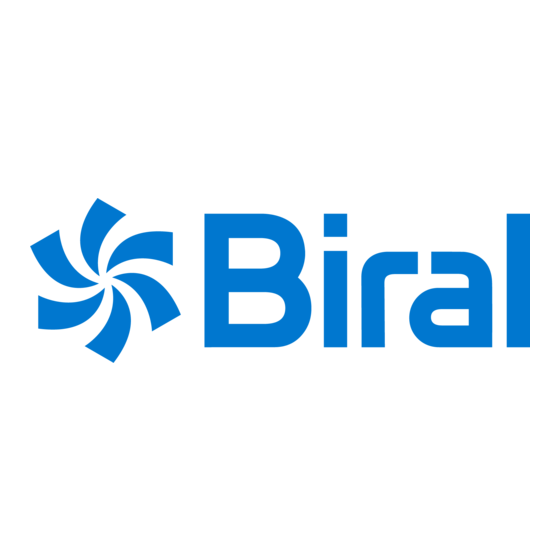 Biral PrimAX 3 RED Series Originele Montage- En Bedrijfshandleiding