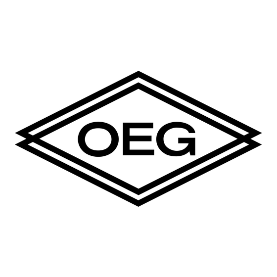 OEG KSW-E Bedienings- En Installatiehandleiding