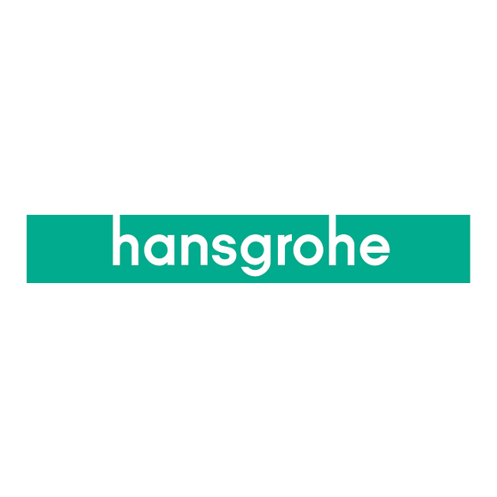 Hansgrohe Logis 70 71070000 Gebruiksaanwijzing