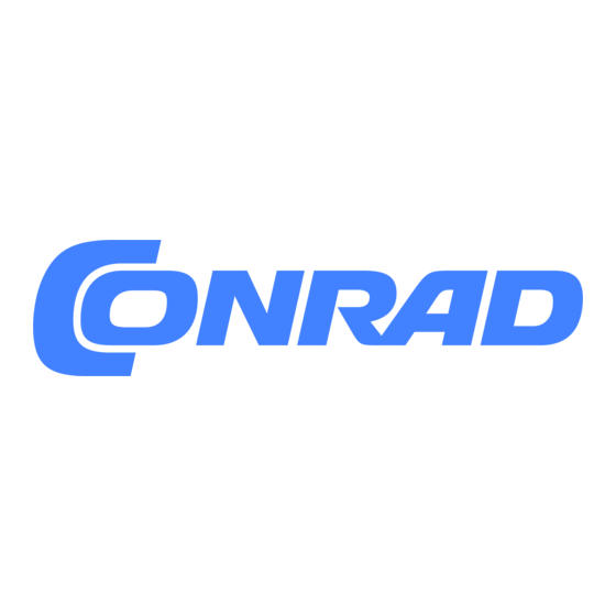 Conrad 19 00 55 Gebruiksaanwijzing