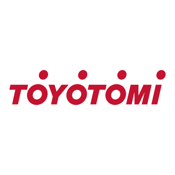 Toyotomi TAD-2220E Gebruiksaanwijzing