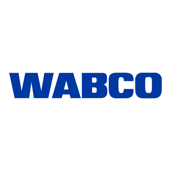 WABCO 932 500 920 2 Handleiding