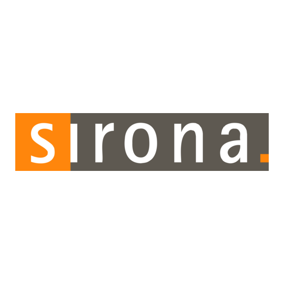 Sirona XIOS XG Gebruiksaanwijzing En Installatiehandleiding