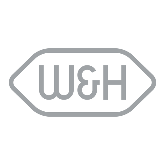 W&H WI-75 E/KM Gebruiksaanwijzing