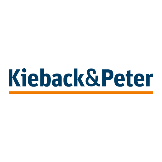 Kieback&Peter BMF400 Technisch Bulletin